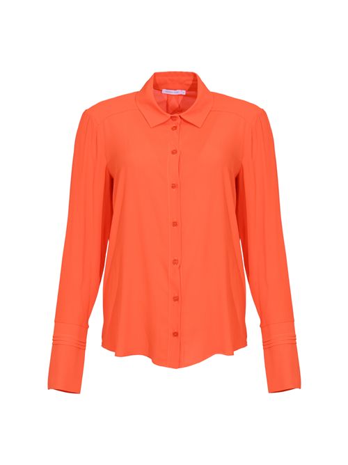 Camicia morbida in crepe di viscosa Deep Orange Patrizia Pepe | 8C0872 A8I1R877